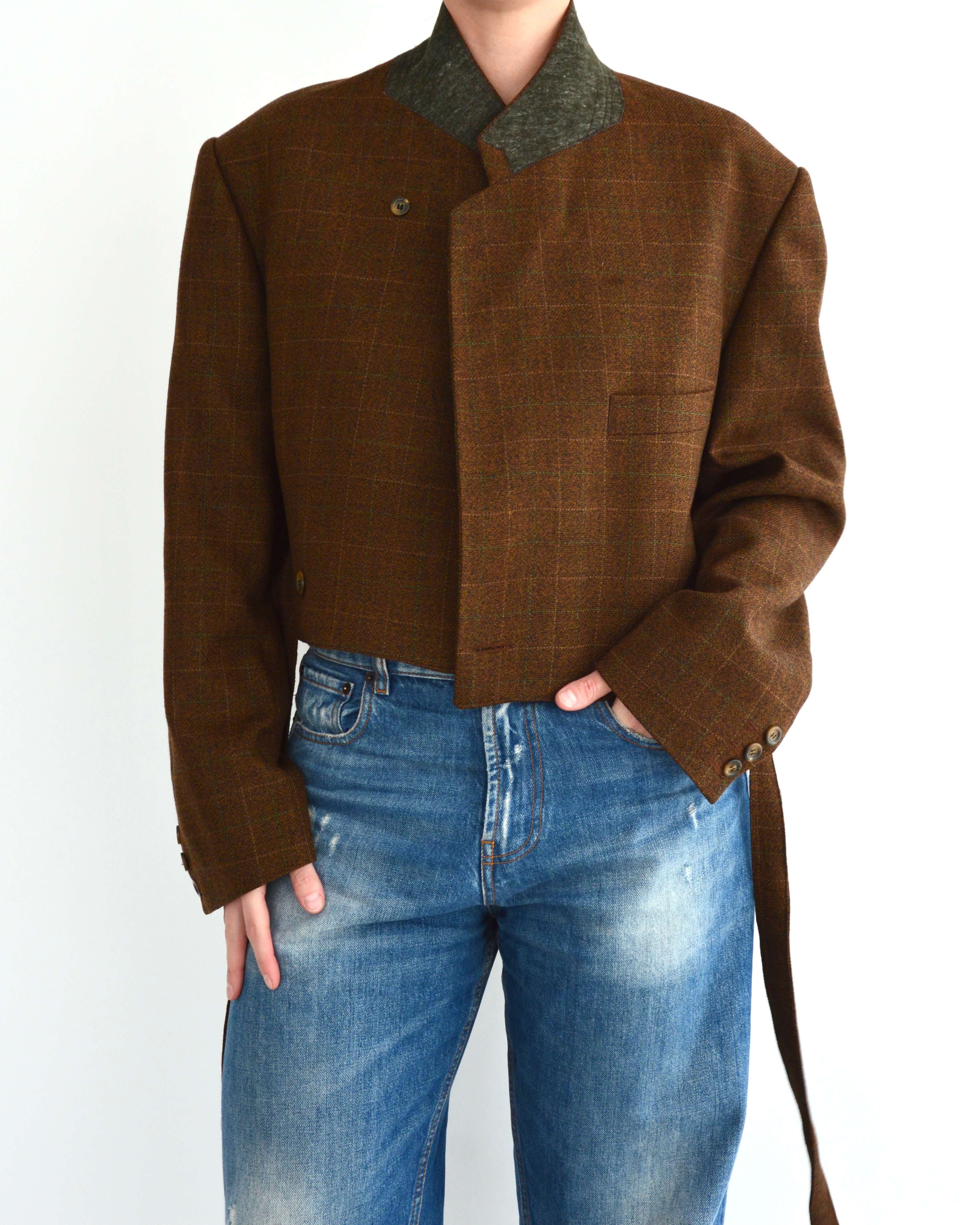 Tied-up Blazer - Fall Leaves (L)