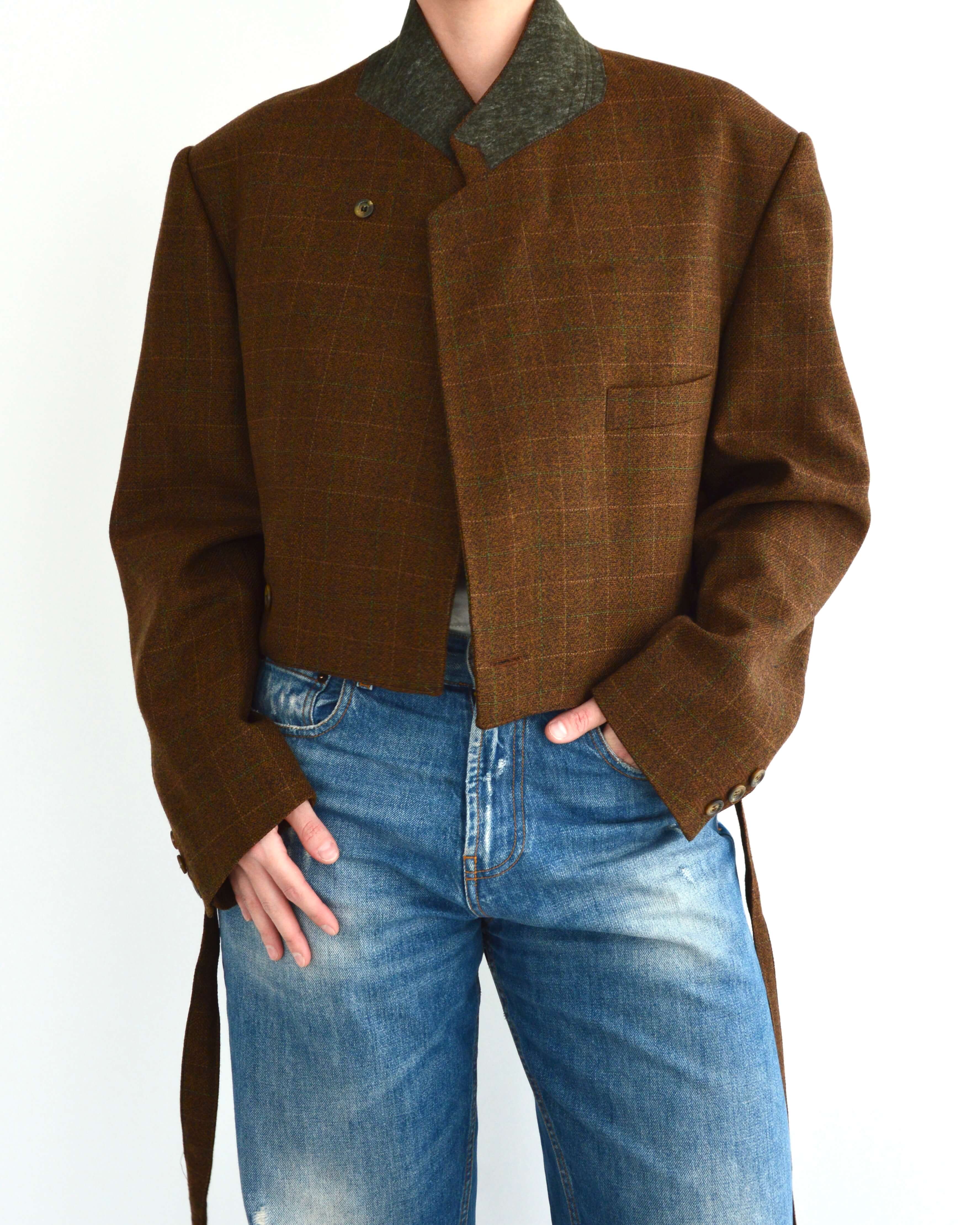 Tied-up Blazer - Fall Leaves (L)