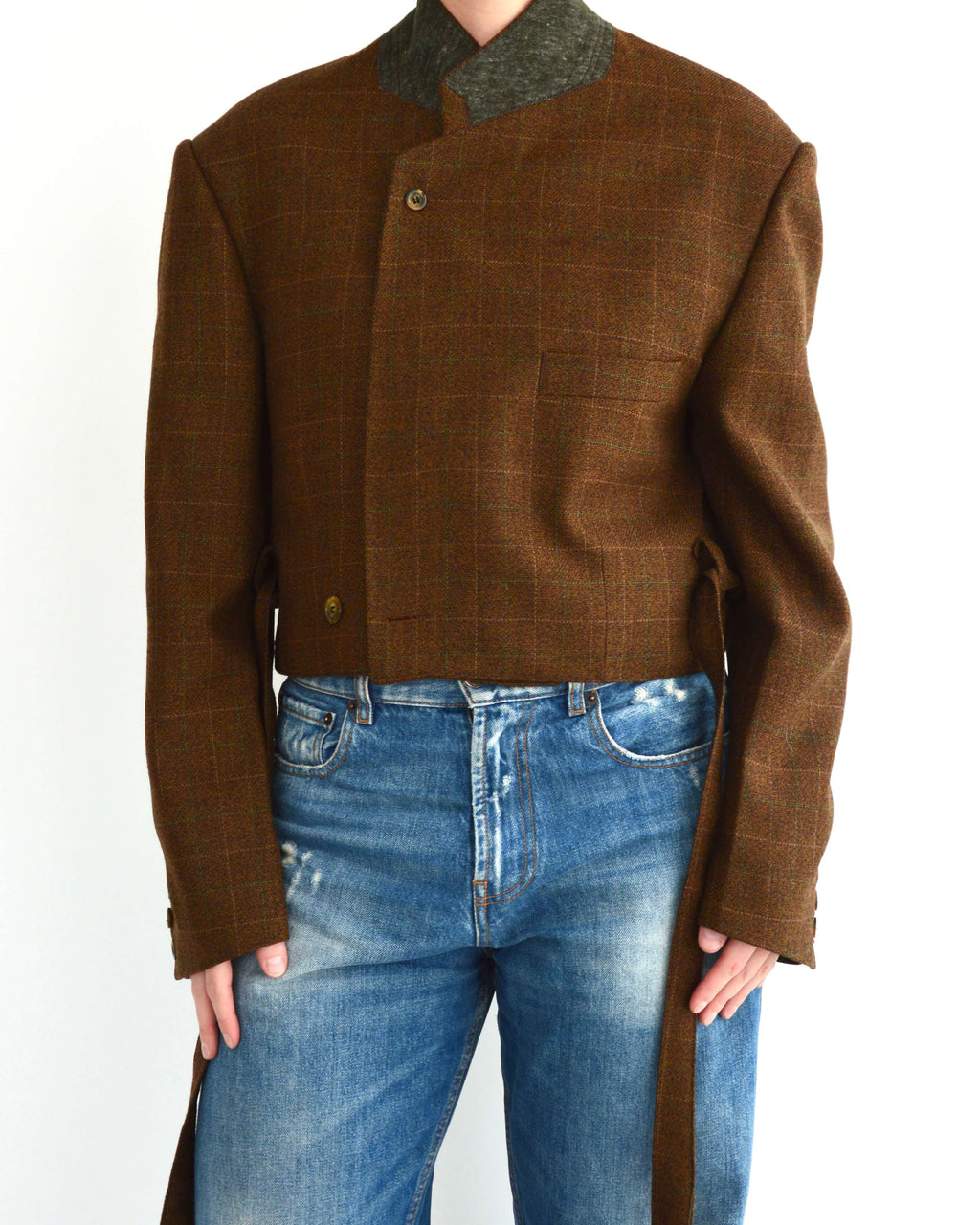 Tied-up Blazer - Fall Leaves (L)