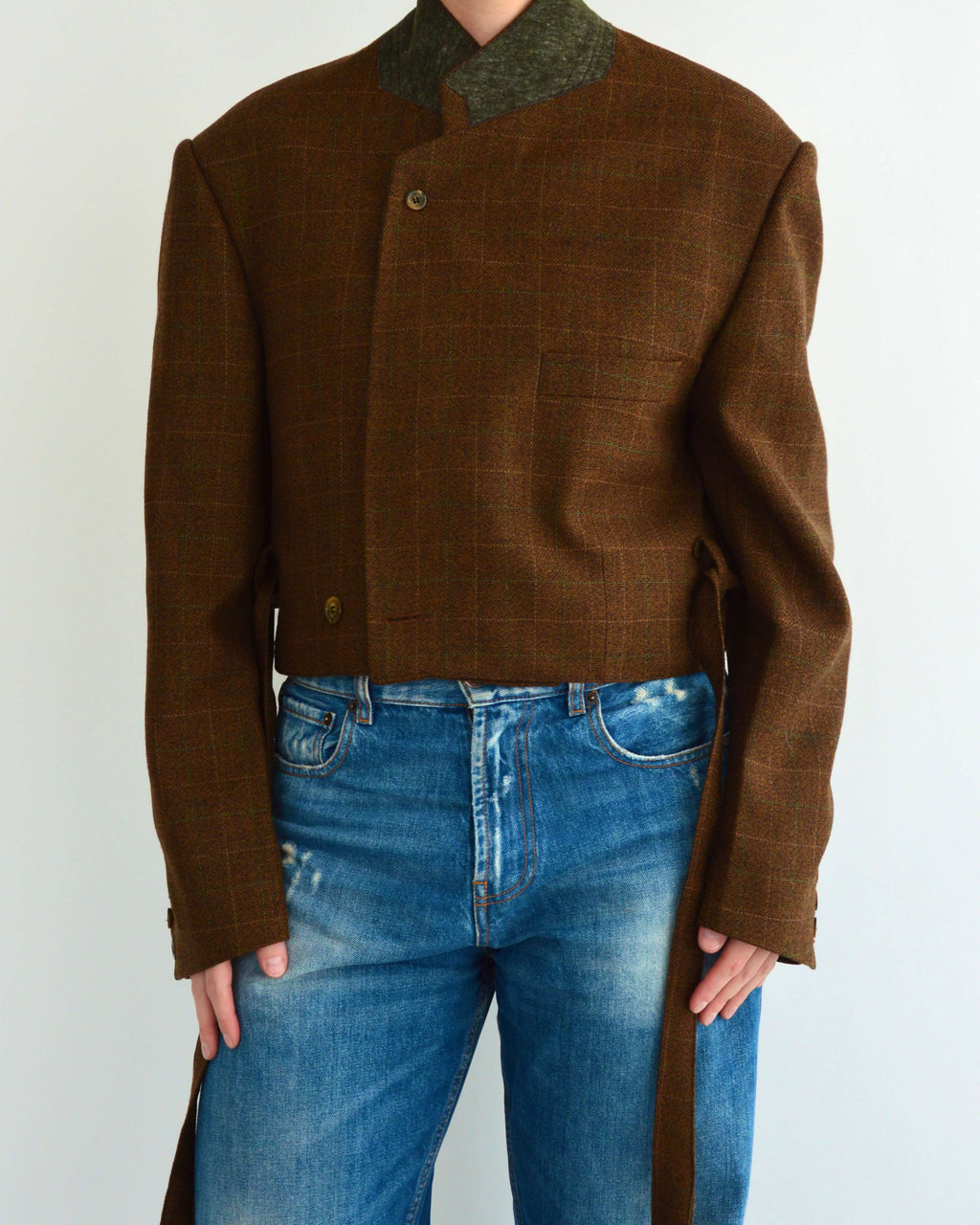 Tied-up Blazer - Fall Leaves (XL)