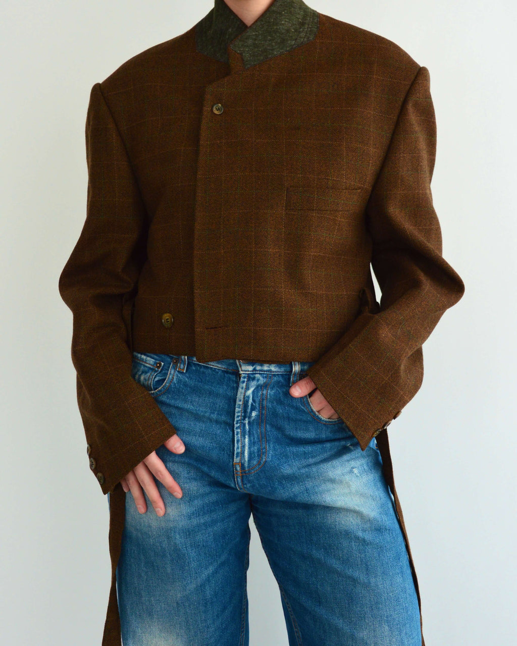 Tied-up Blazer - Fall Leaves (XL)