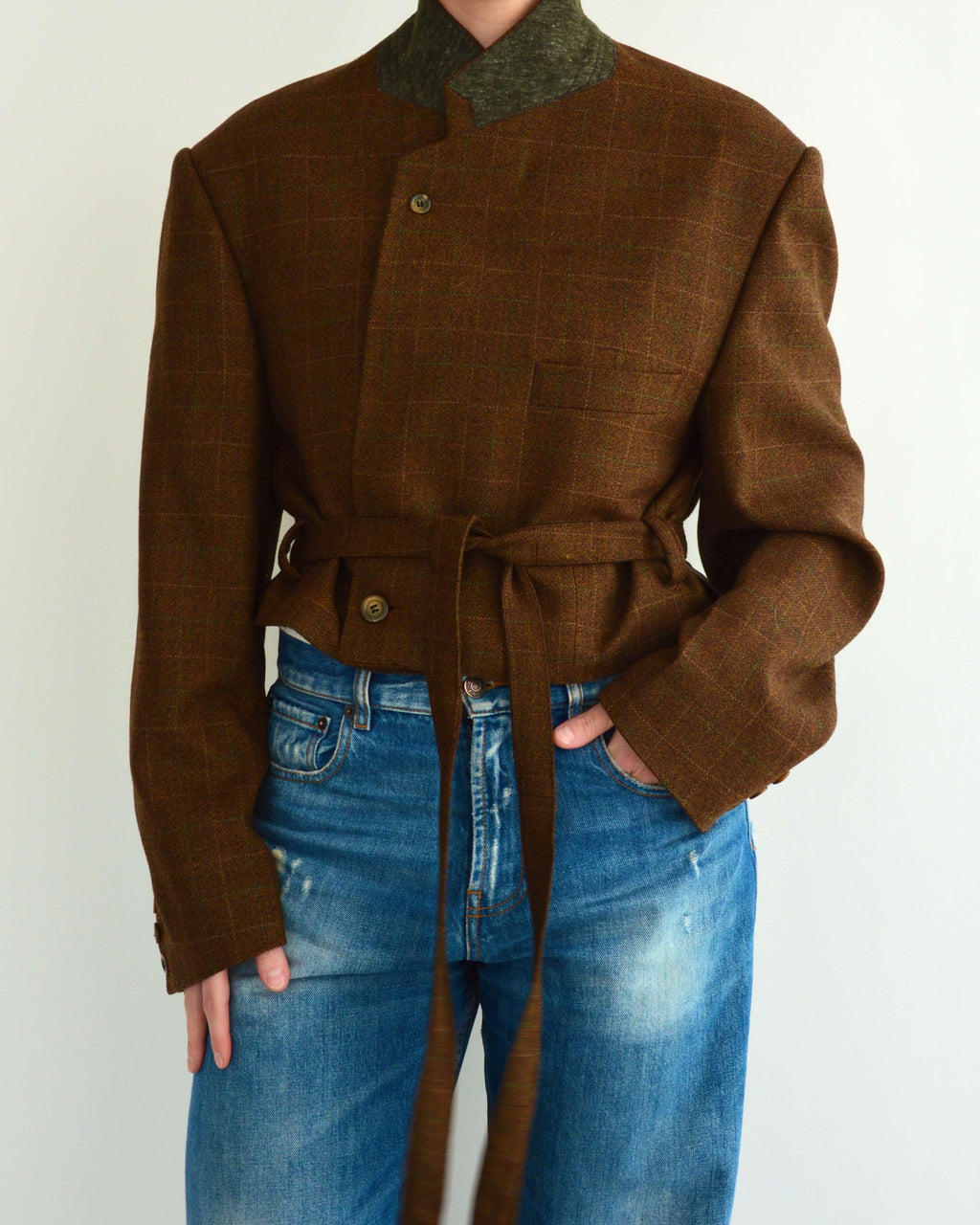 Tied-up Blazer - Fall Leaves (XL)