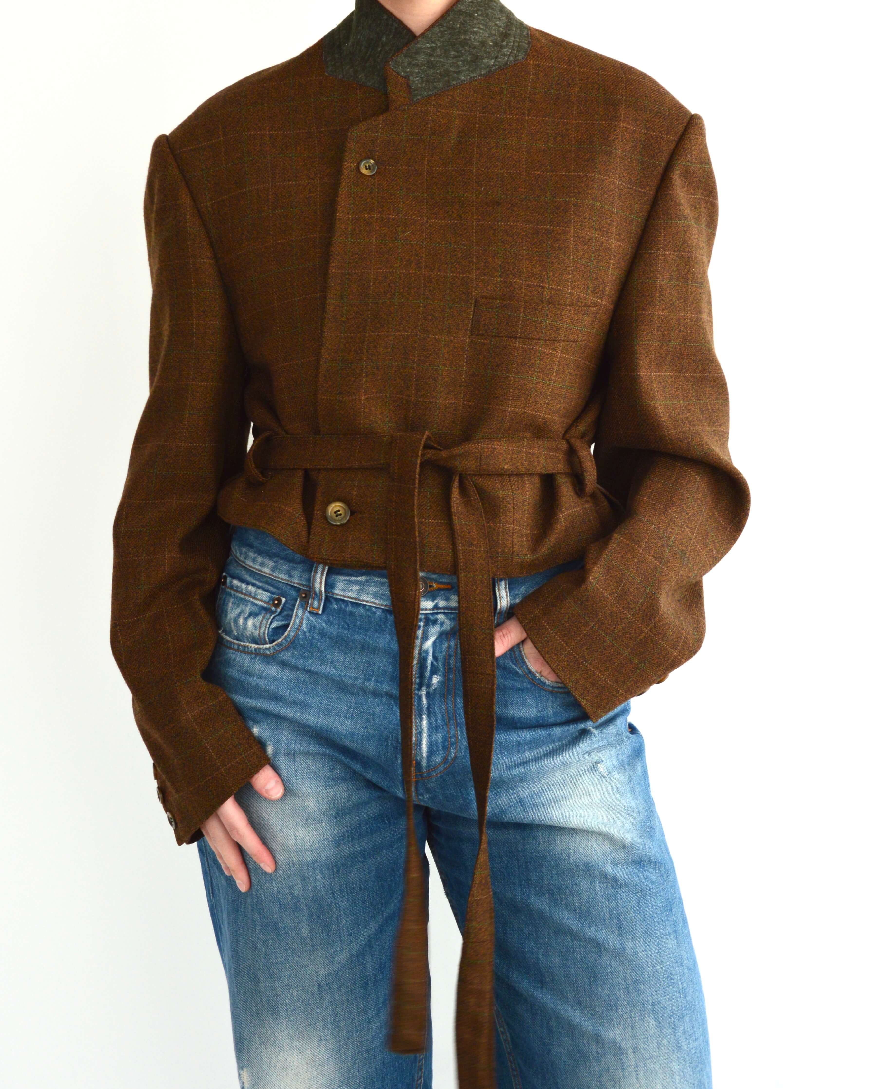 Tied-up Blazer - Fall Leaves (L)