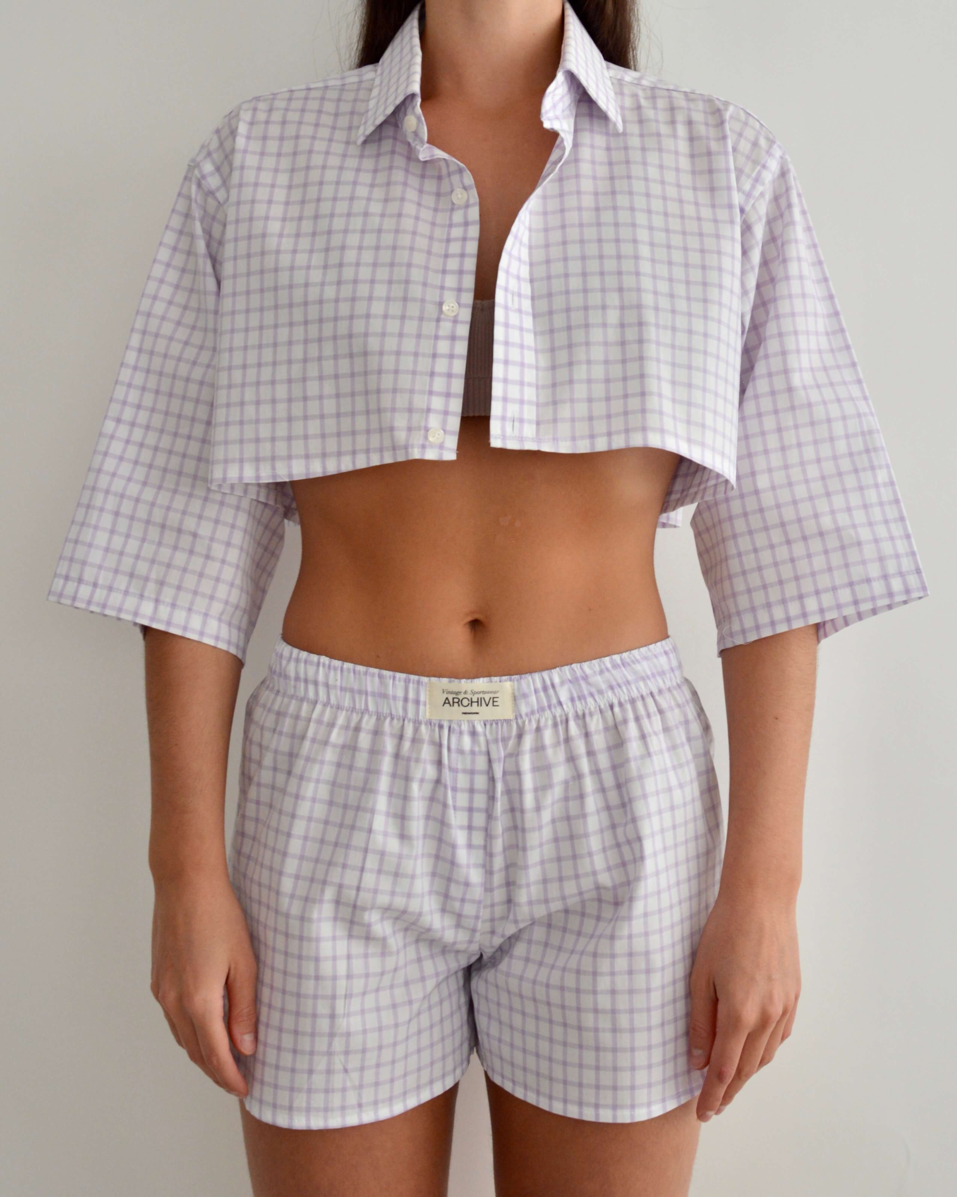 PJ Set - Low Waist Purple (XS)