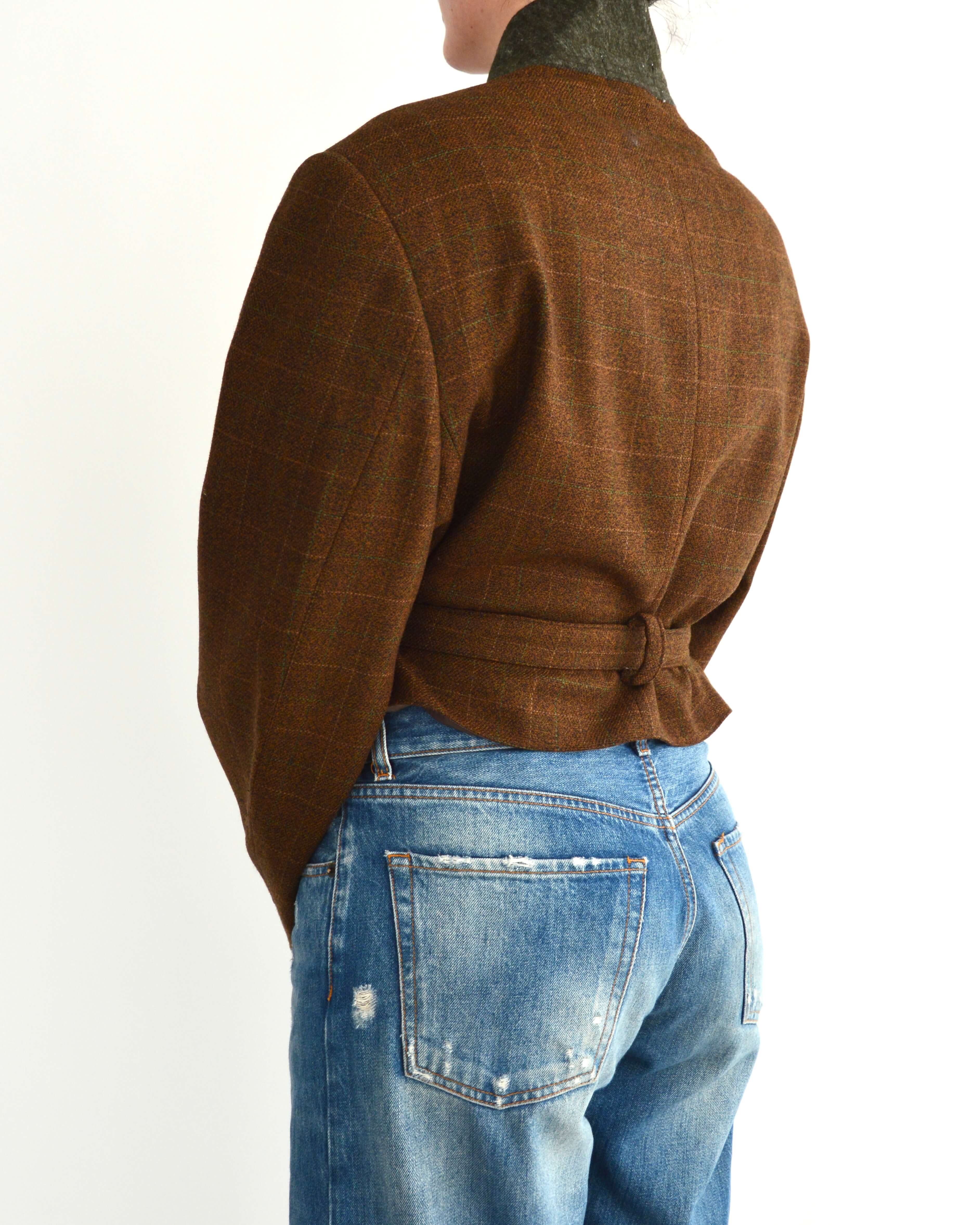 Tied-up Blazer - Fall Leaves (L)