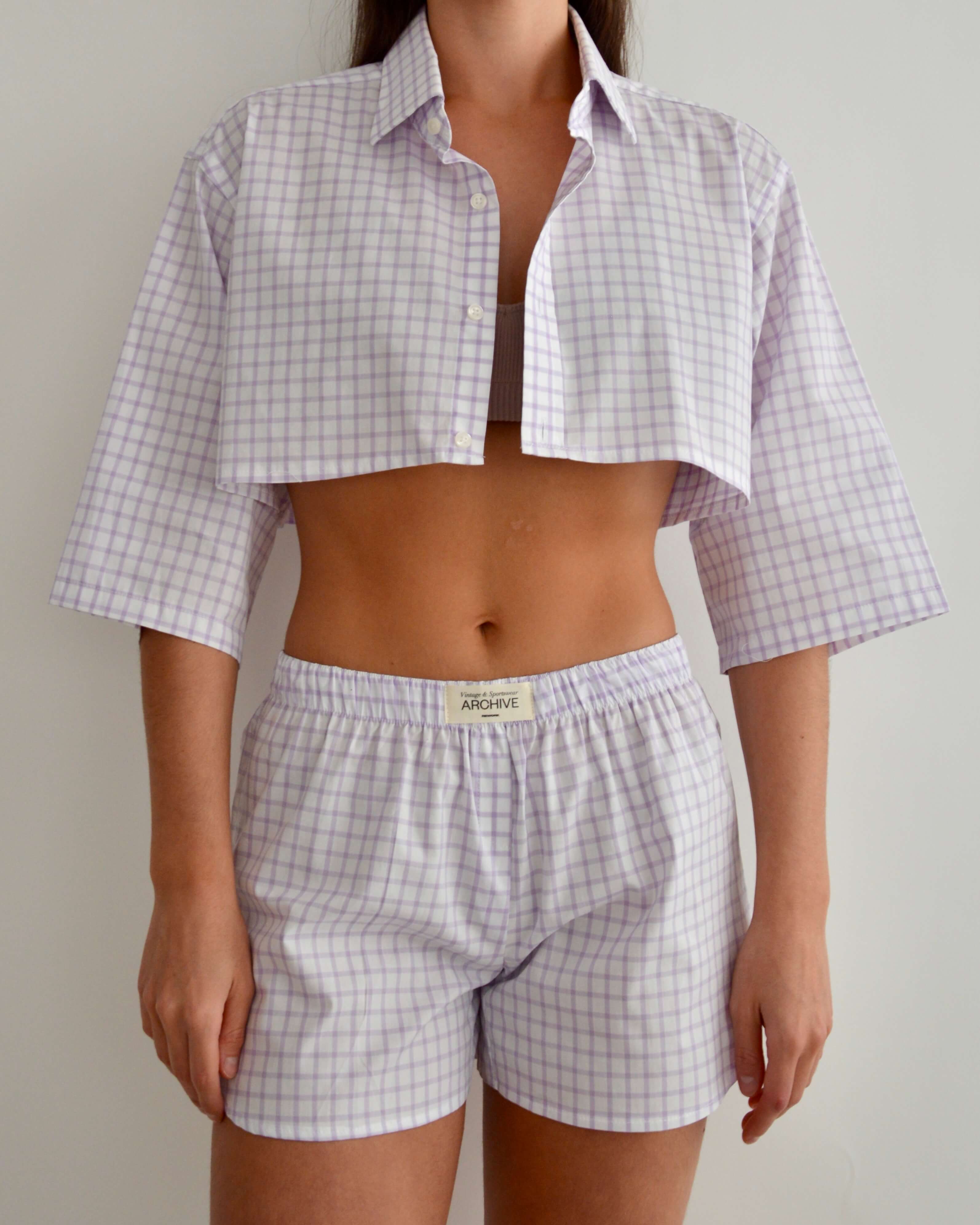 PJ Set - Low Waist Purple (XS)