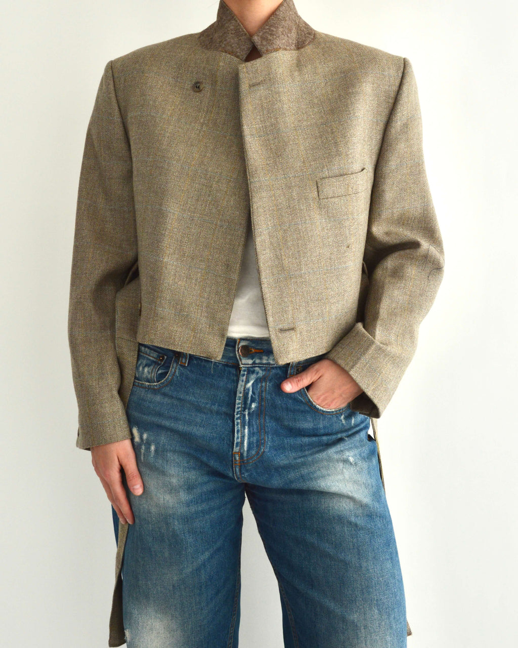 Tied-up Blazer - Textured Light (XS)