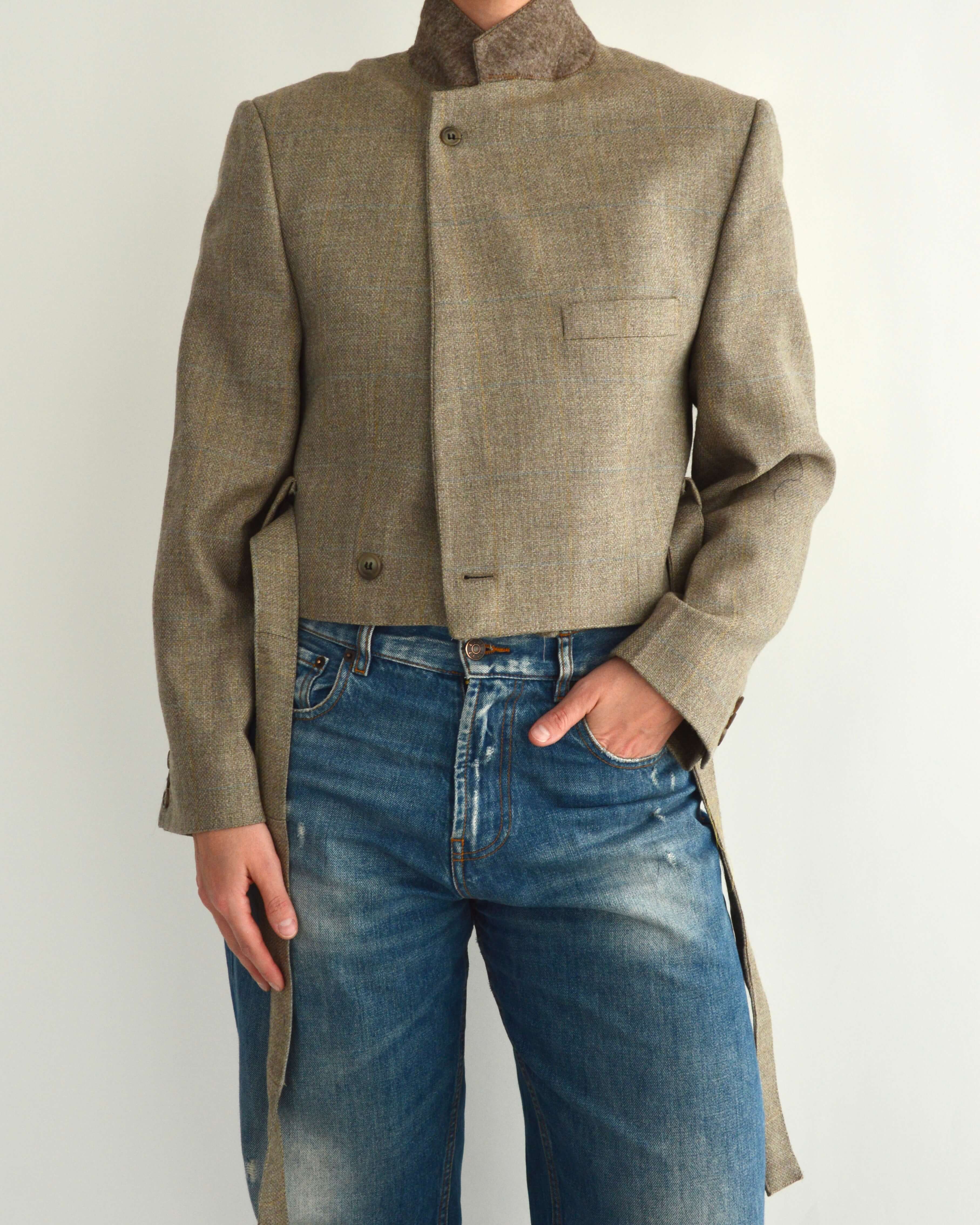 Tied-up Blazer - Textured Light (XS)