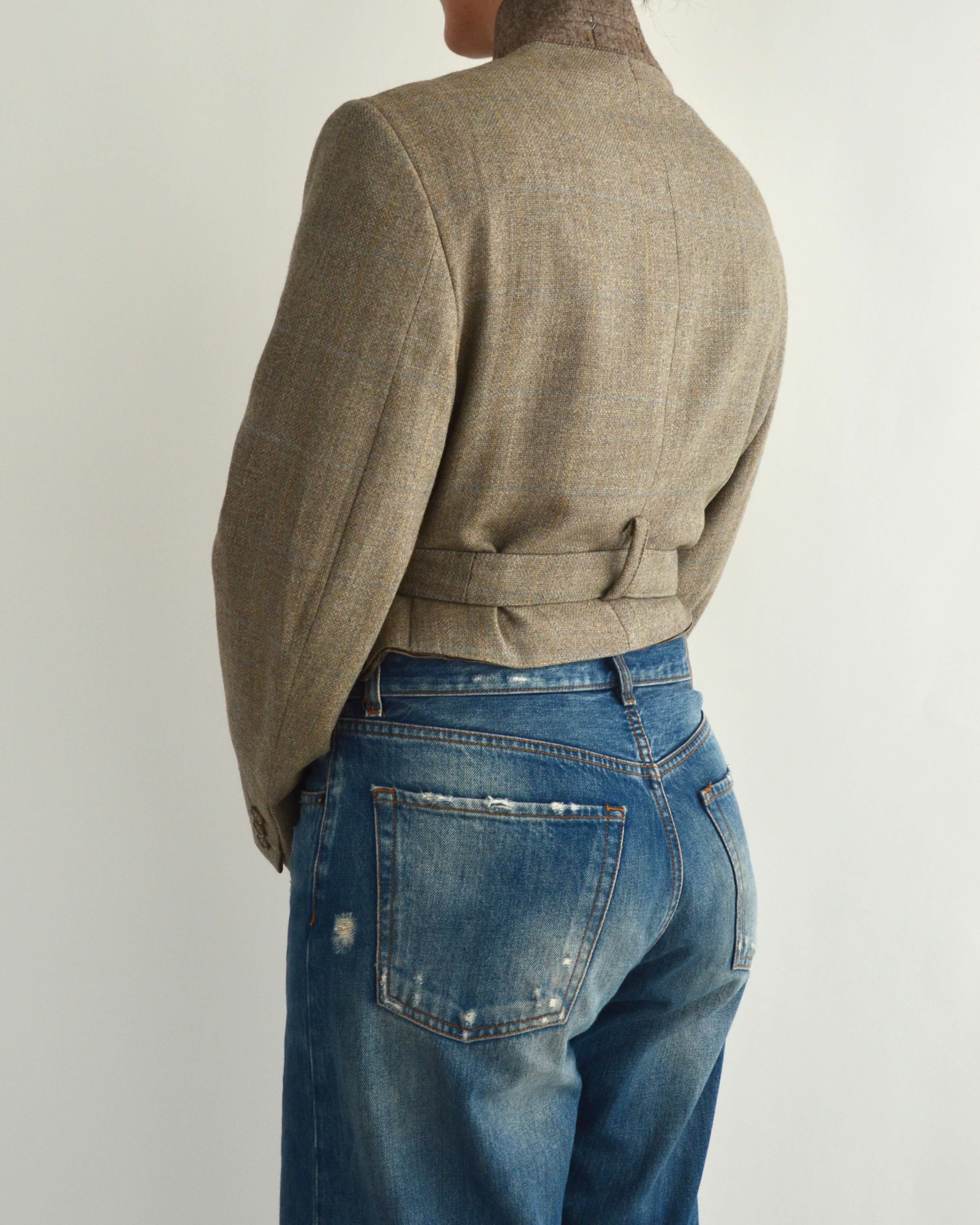 Tied-up Blazer - Textured Light (XS)