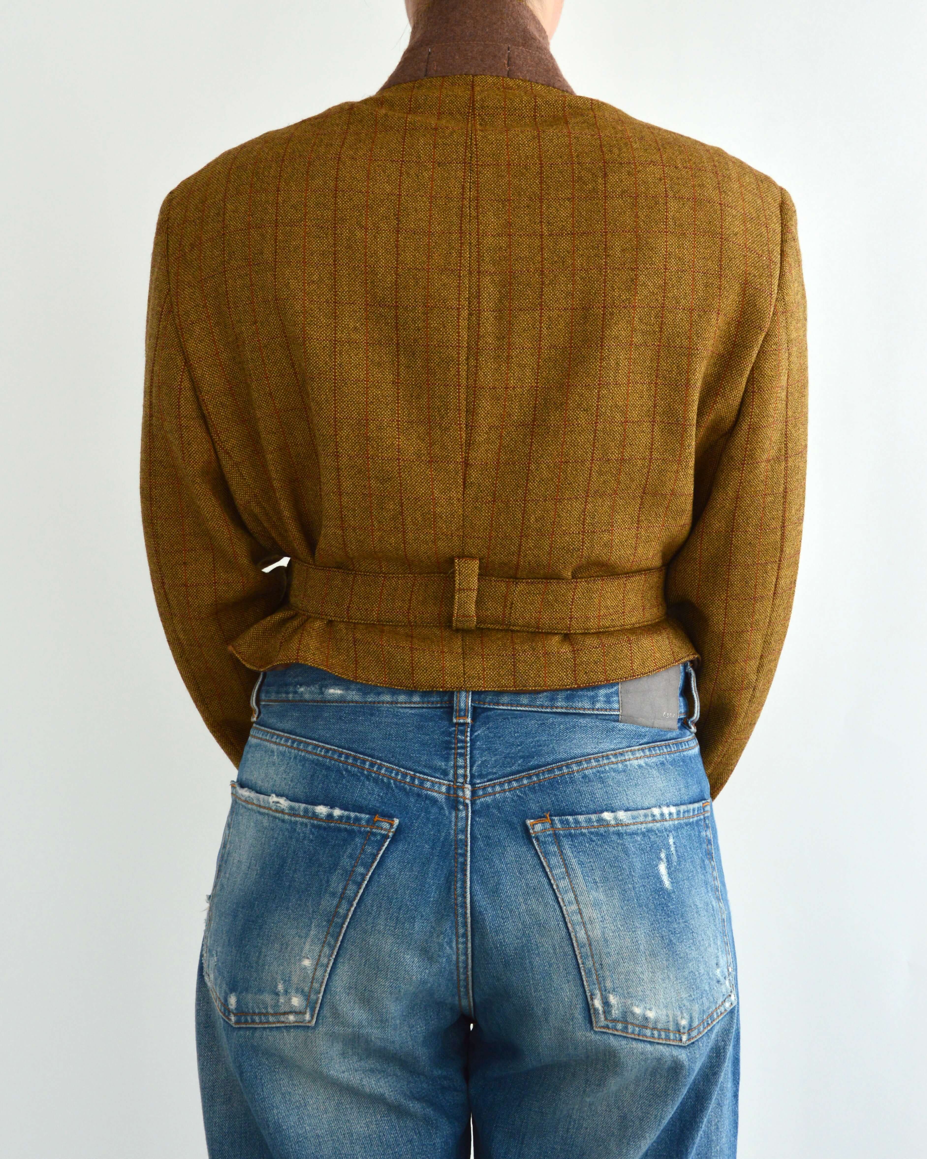 Tied-up Blazer - Checkred Perfection (M)