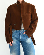 Tied-up Blazer - Brown Corduroy (M)