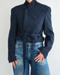 Tied-Up Blazer - Blauw geruit (M)