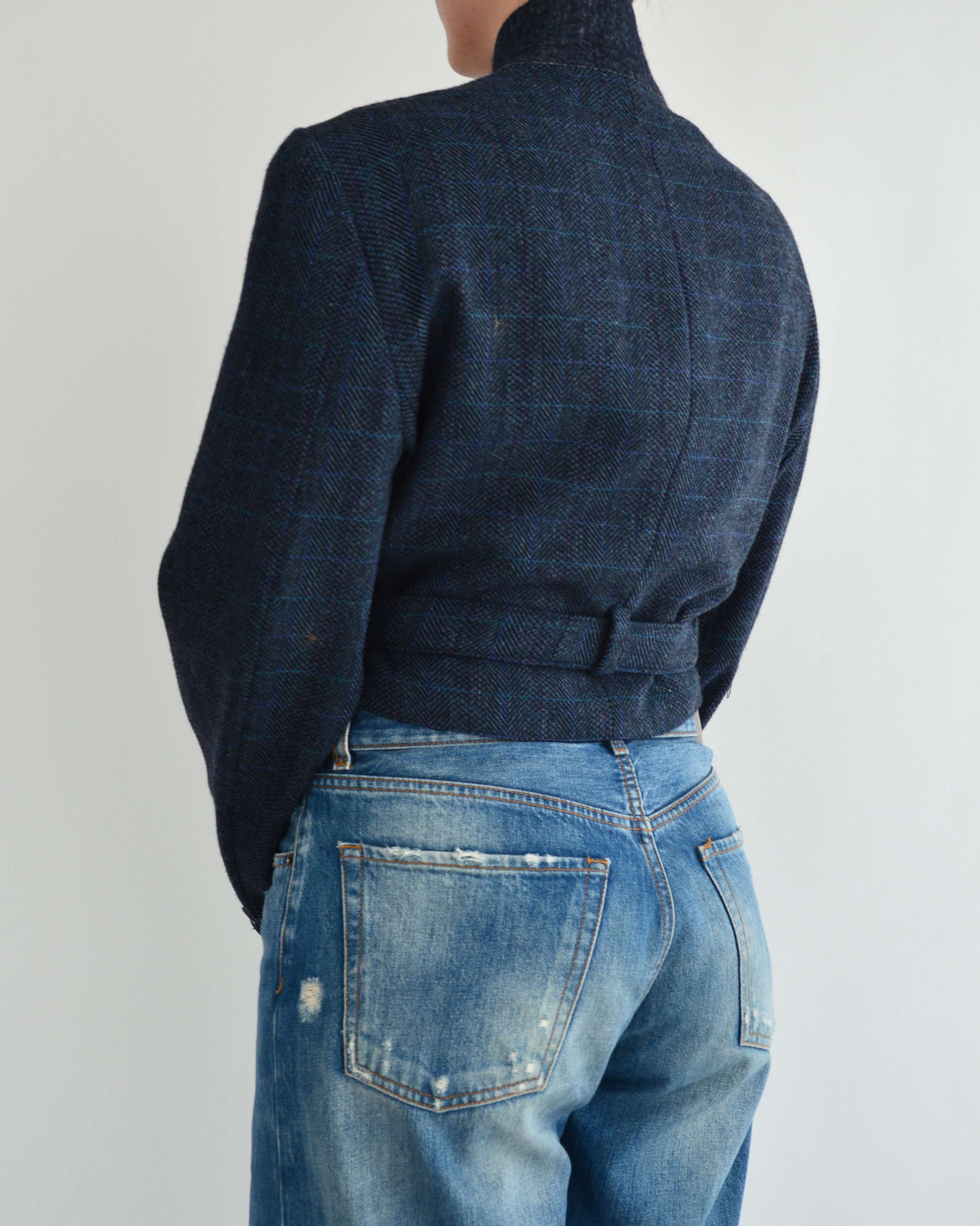 Tied-up Blazer - Checkred Blue (M)