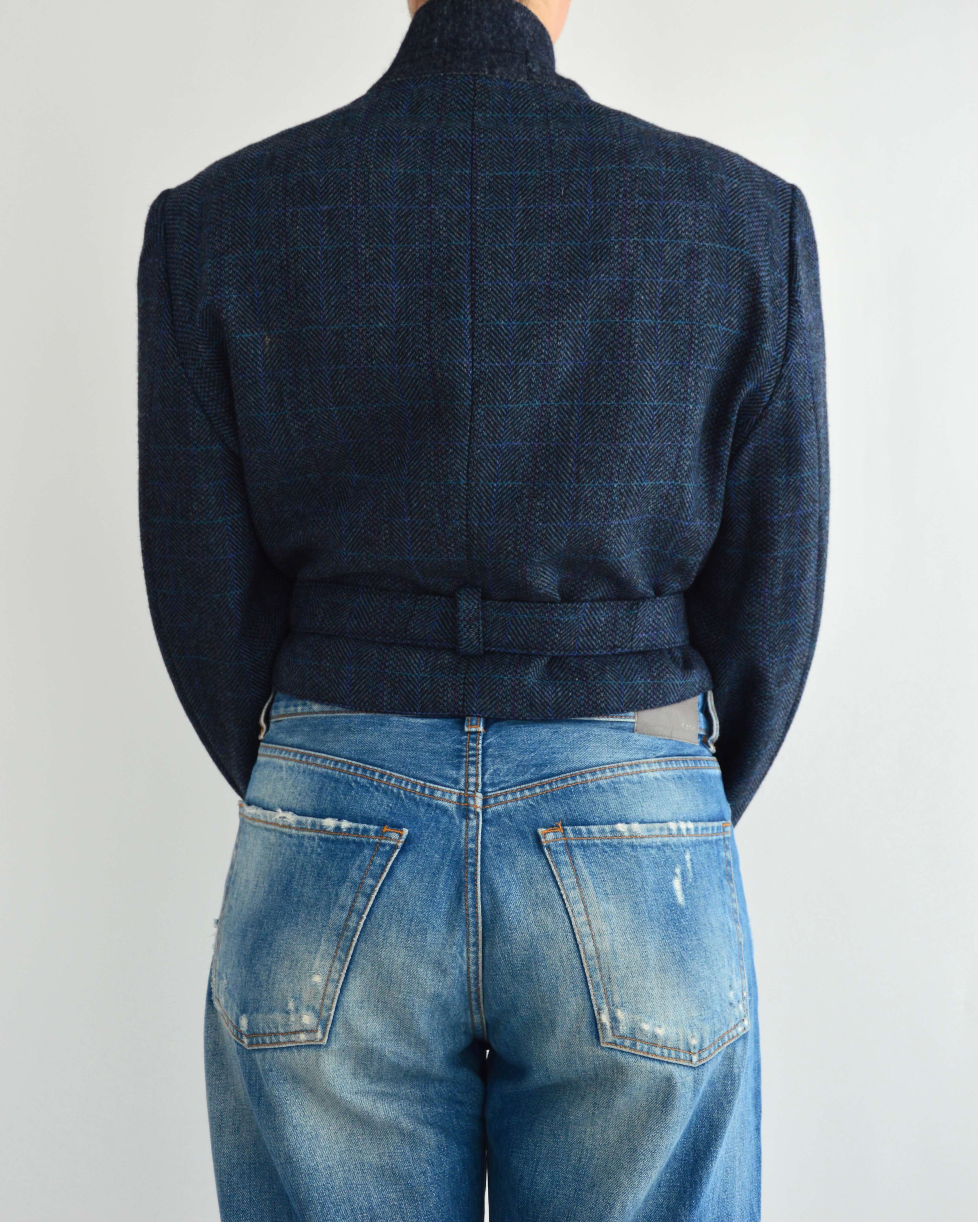 Tied-up Blazer - Checkred Blue (M)