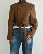 Tied-up Blazer - Textured Perfection (S)