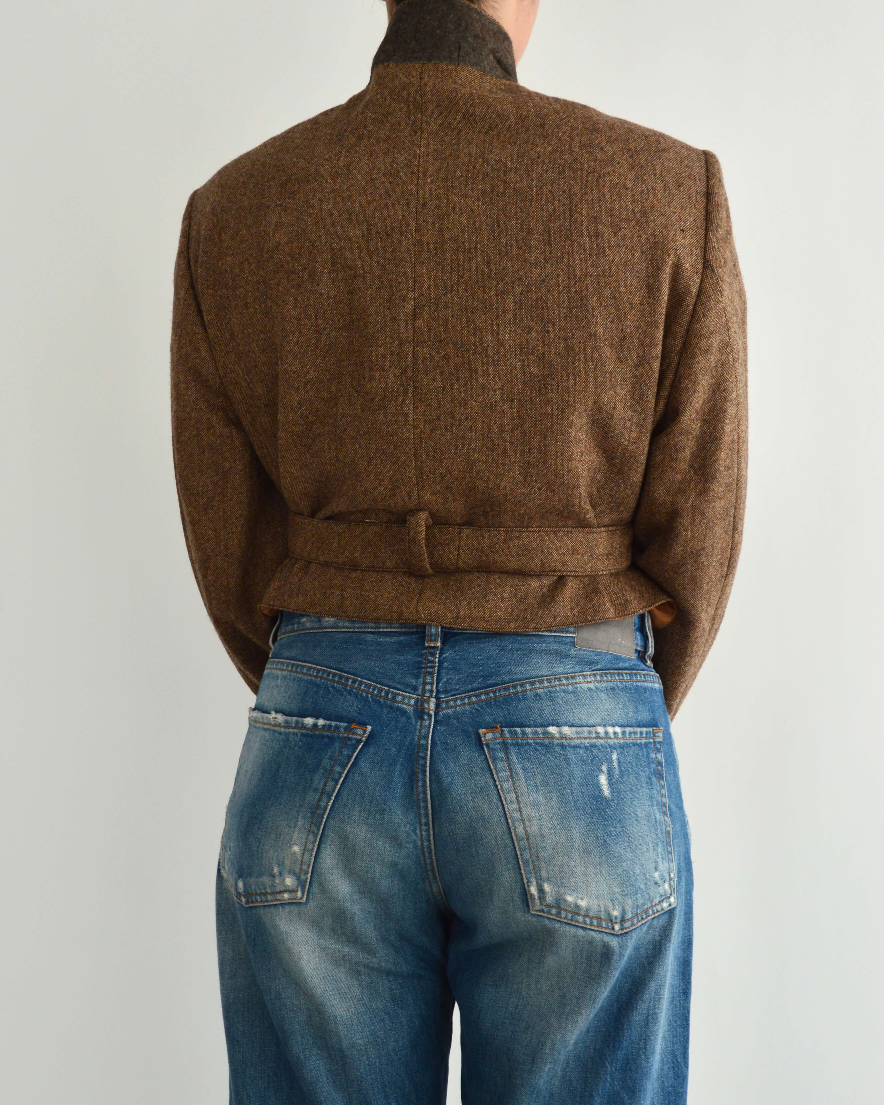 Tied-up Blazer - Textured Perfection (S)