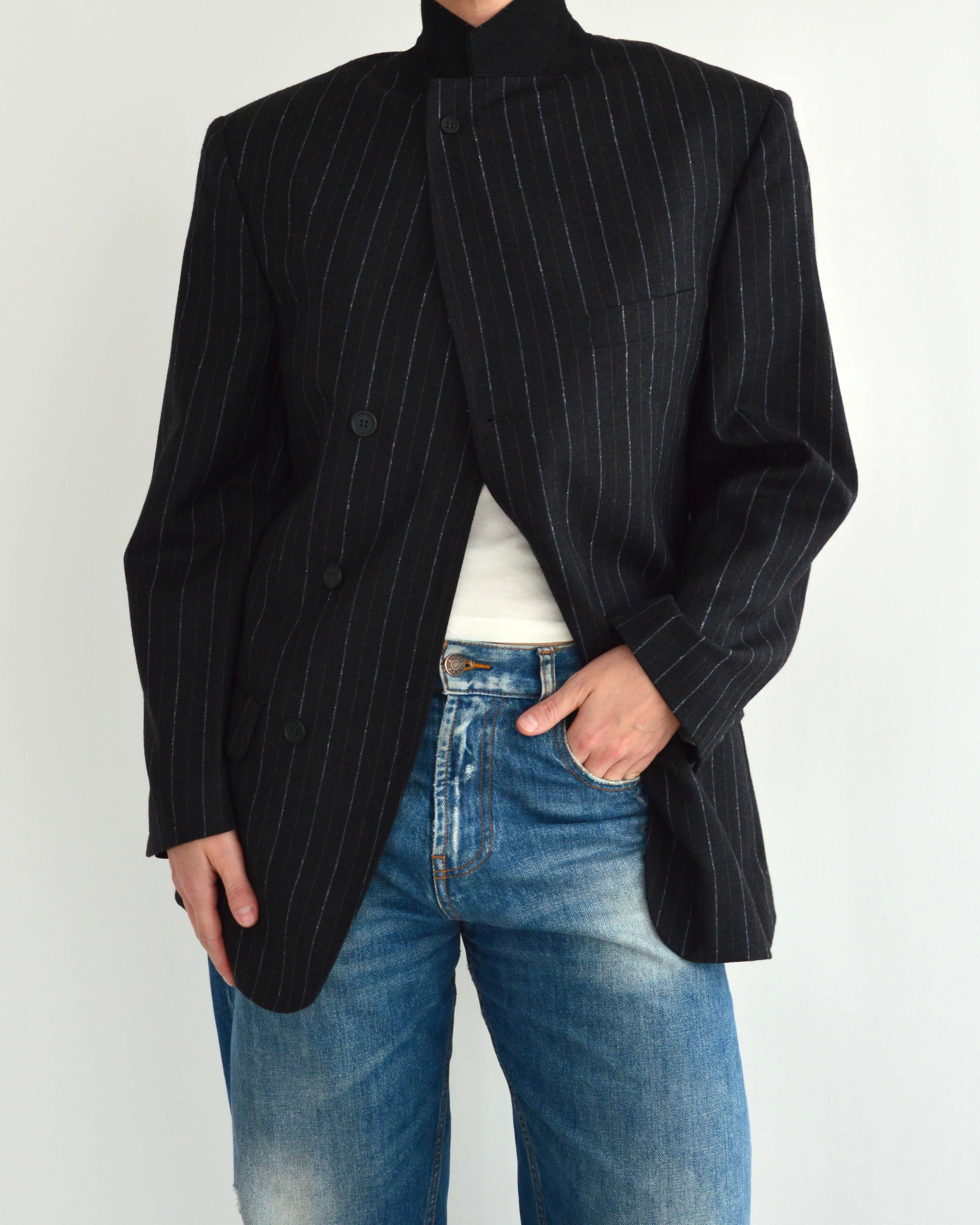 Mini blazer - Gris foncé (M)