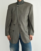 High Neck Blazer - Business Grey (M)