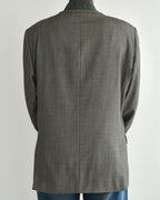 High Neck Blazer - Business Grey (M)