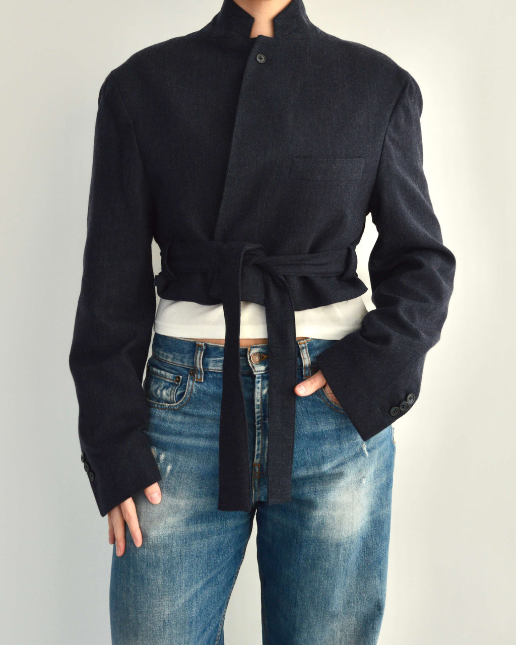 Miniblazer - Donkergrijs (M)