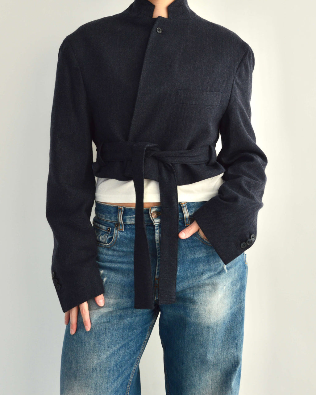 Miniblazer - Donkergrijs (M)