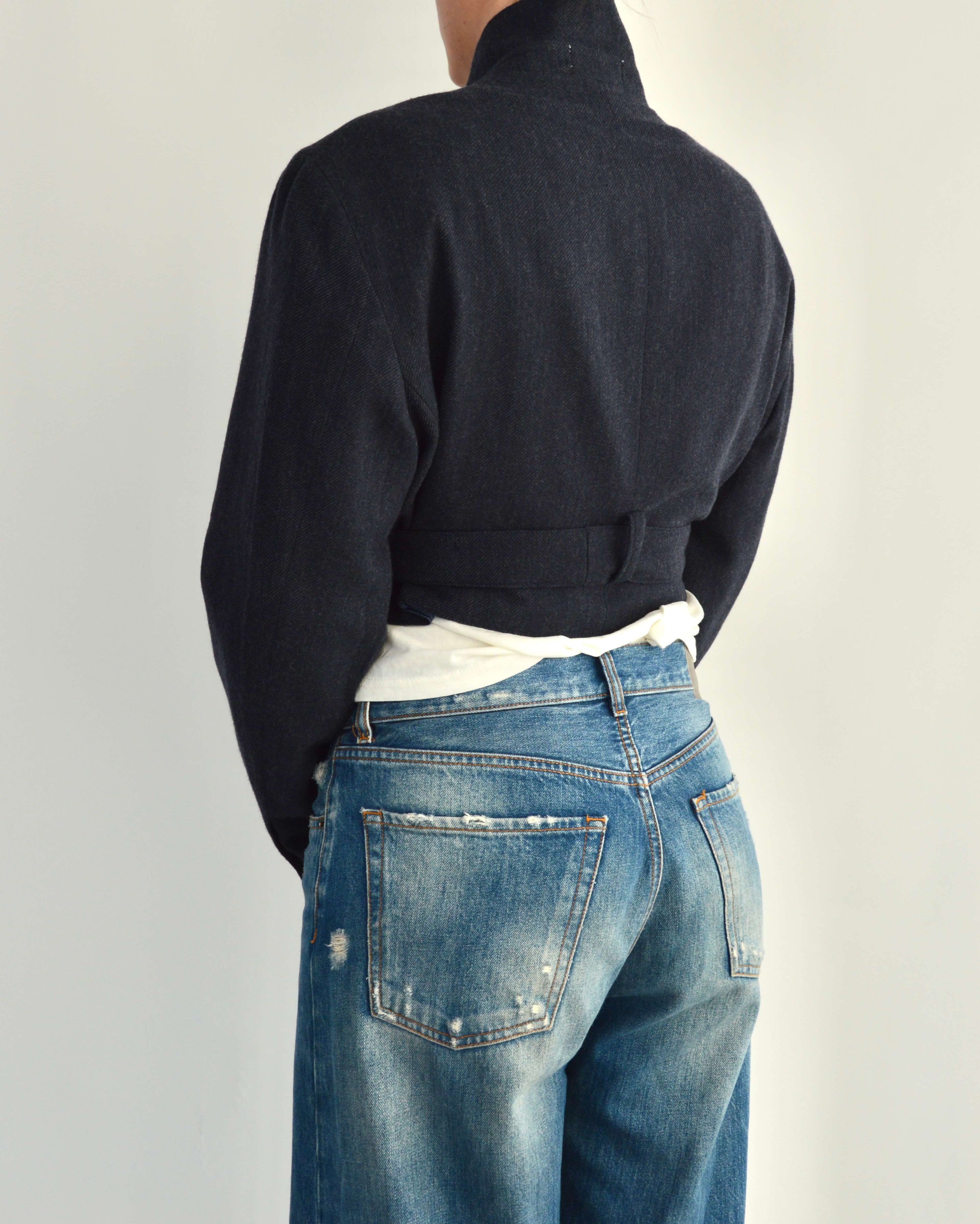 Miniblazer - Donkergrijs (M)