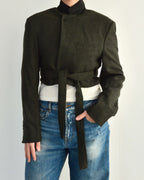 Tied-up Blazer - Dark Green (S)