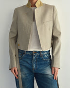 Tied-up Blazer - Light Cream (XS)