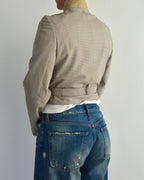 Tied-up Blazer - Light Cream (XS)