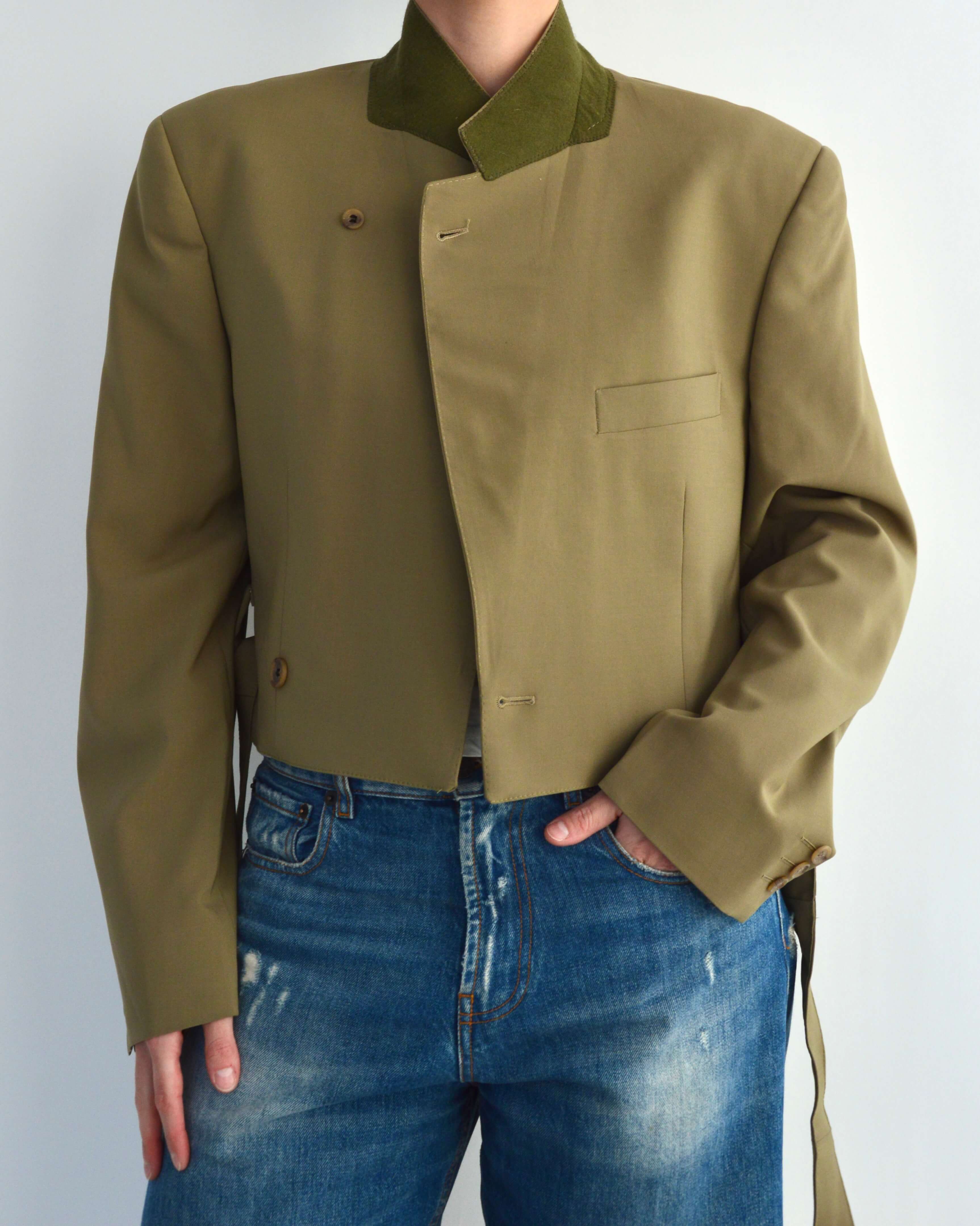 Tied-up Blazer - Green (L)