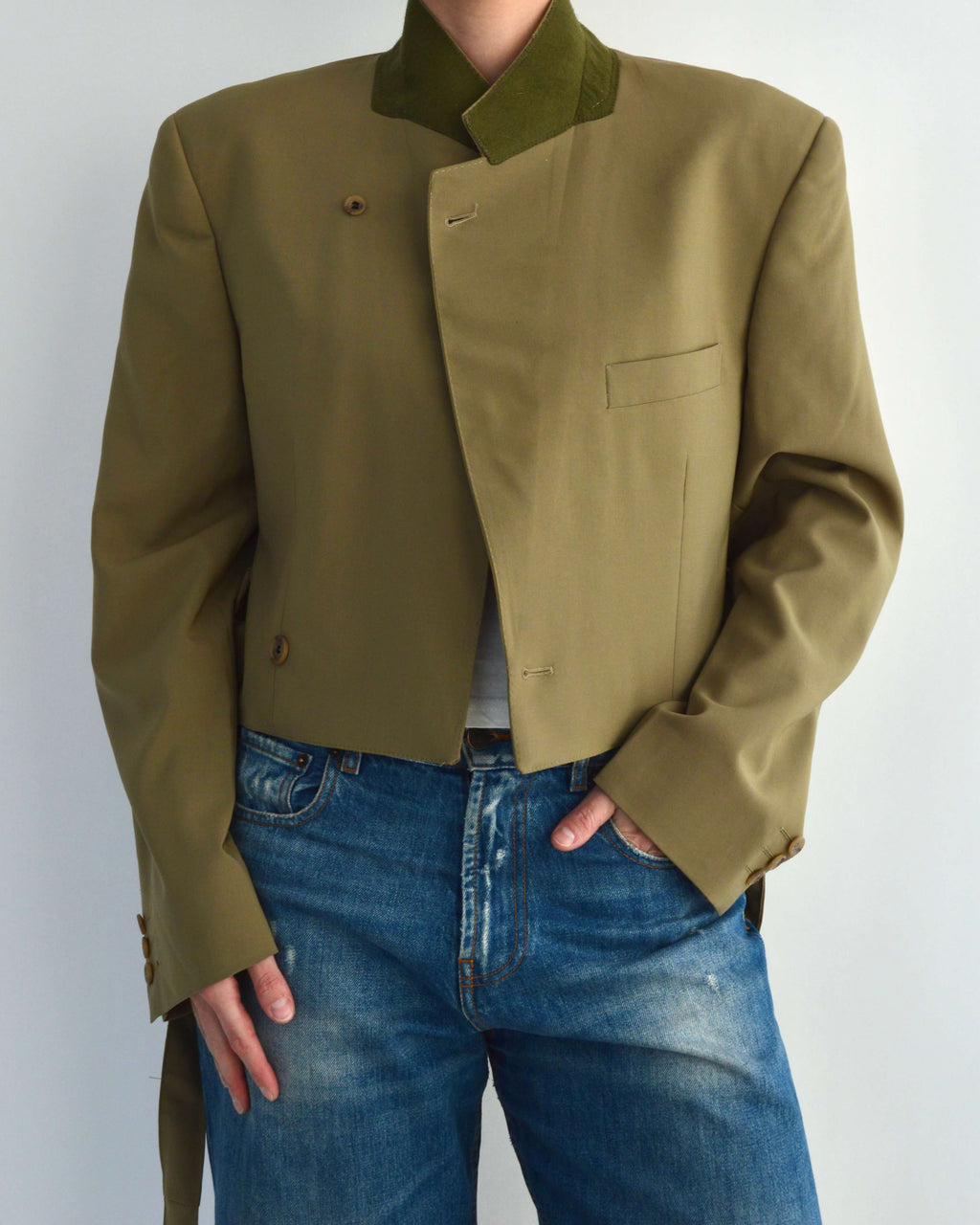 Tied-up Blazer - Green (L)