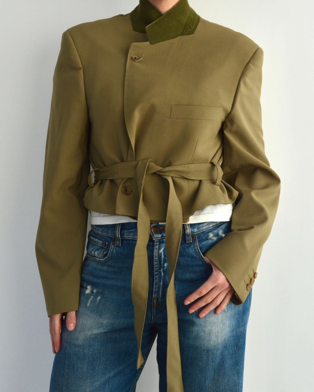 Tied-up Blazer - Green (L)