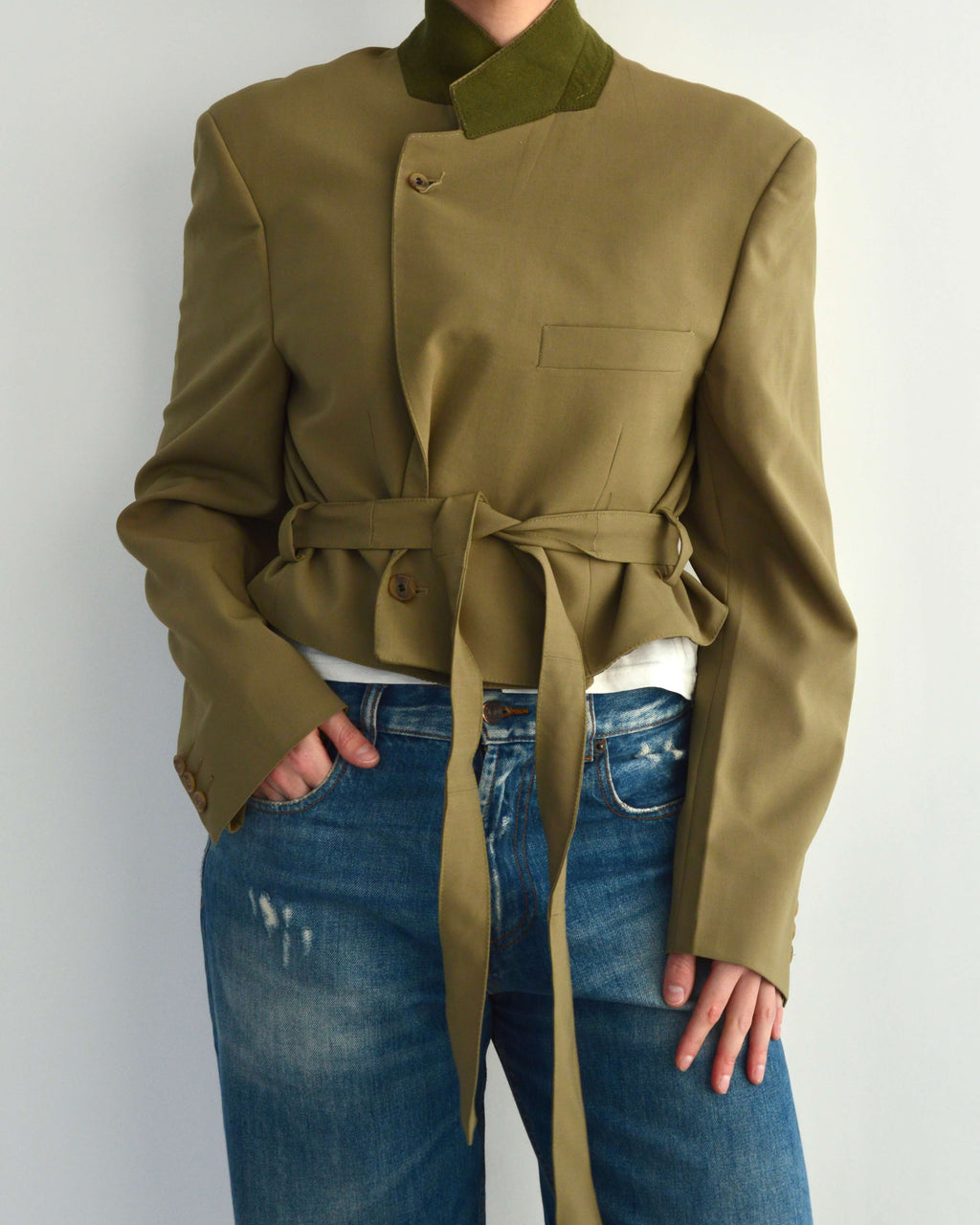 Tied-up Blazer - Green (L)