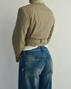 Tied-up Blazer - Oatmeal (S)
