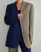 Traje DUO - Beige sobre Azul (M/L)