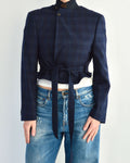 Tied-up Blazer - Checkred Blue (S)