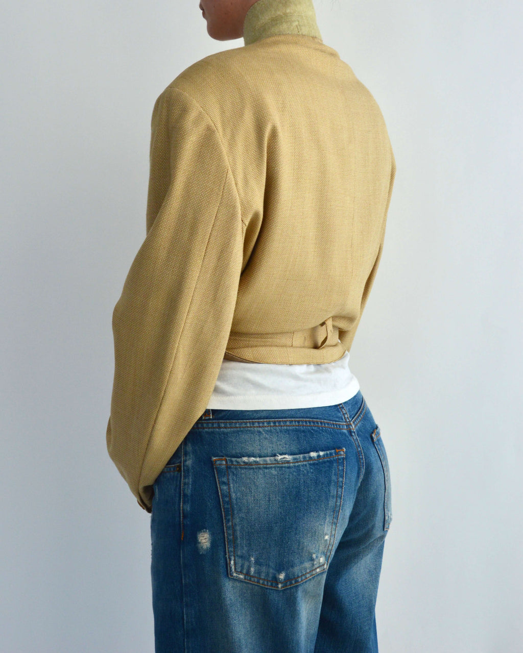 Tied-up Blazer - Silk Butter (XL)