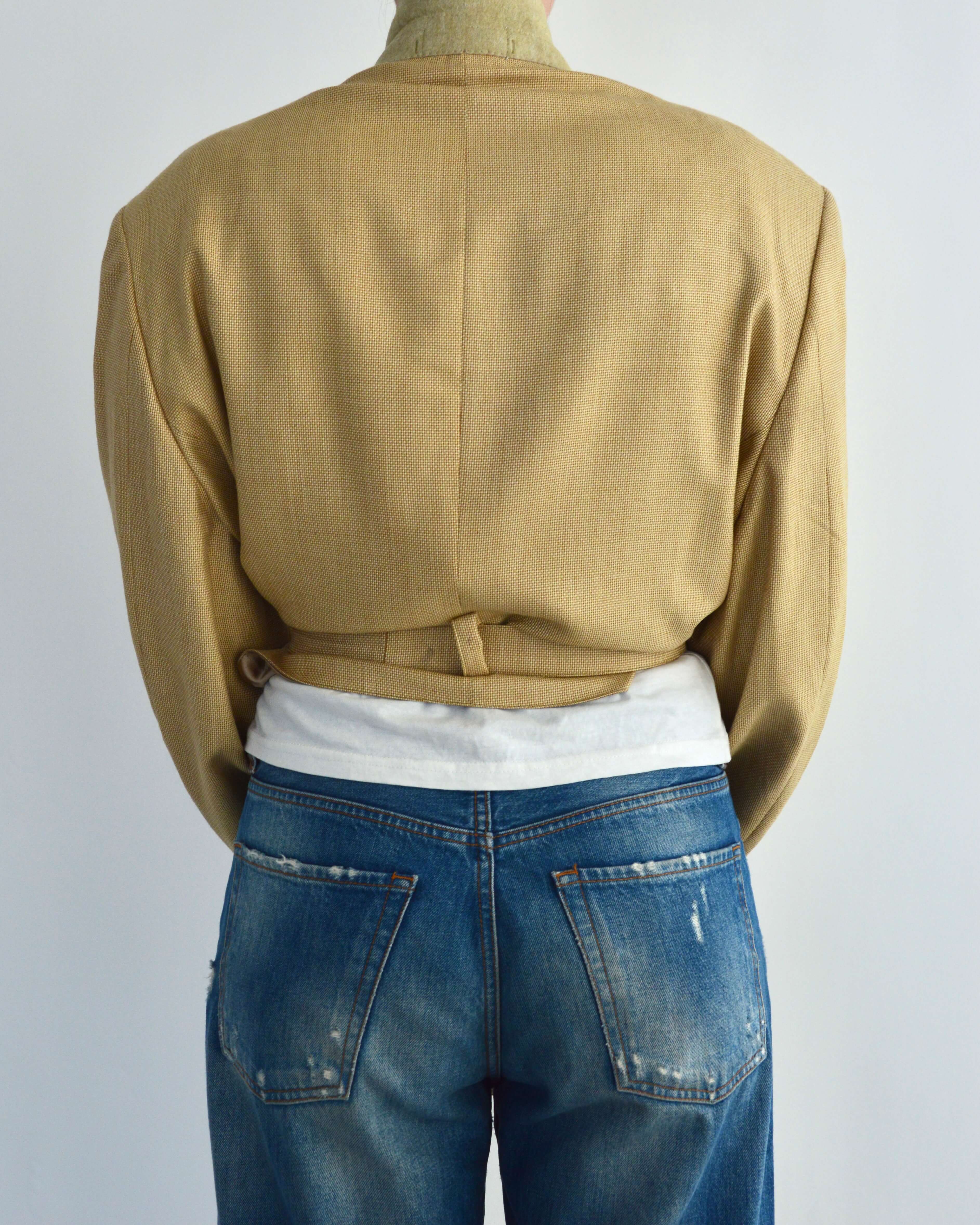 Tied-up Blazer - Silk Butter (XL)