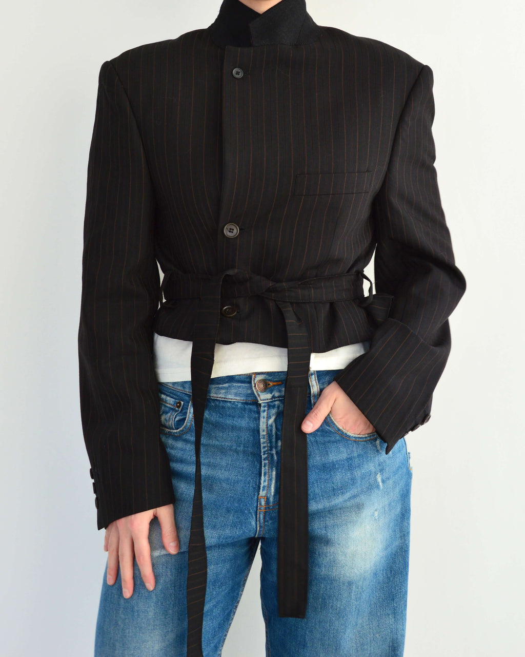 Tied-up Blazer - Cocoa (S)