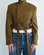 Tied-up Blazer - Green Colar (M)