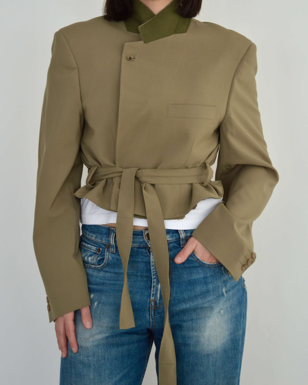 Tied-up Blazer - Green (M)