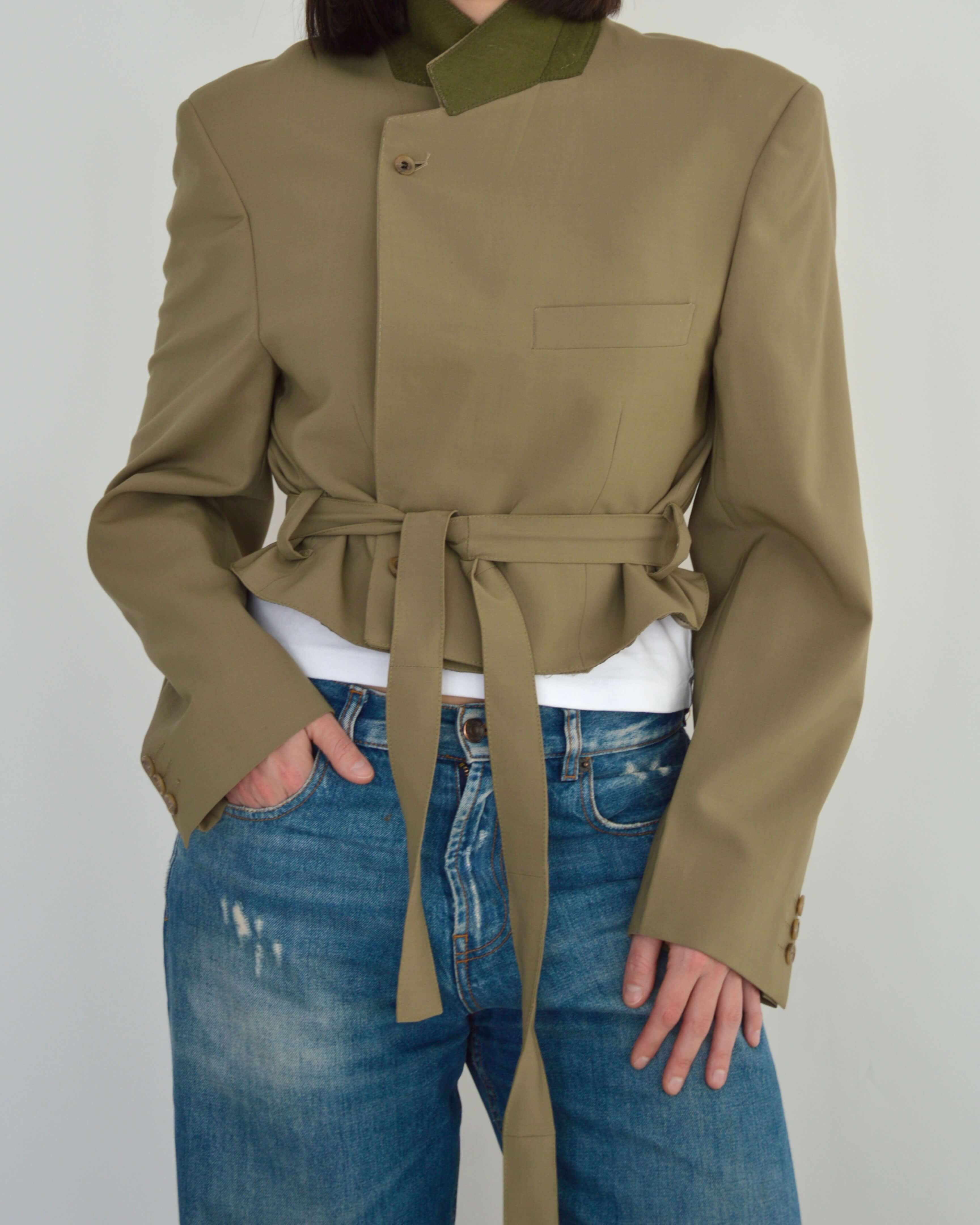 Tied-up Blazer - Green (M)