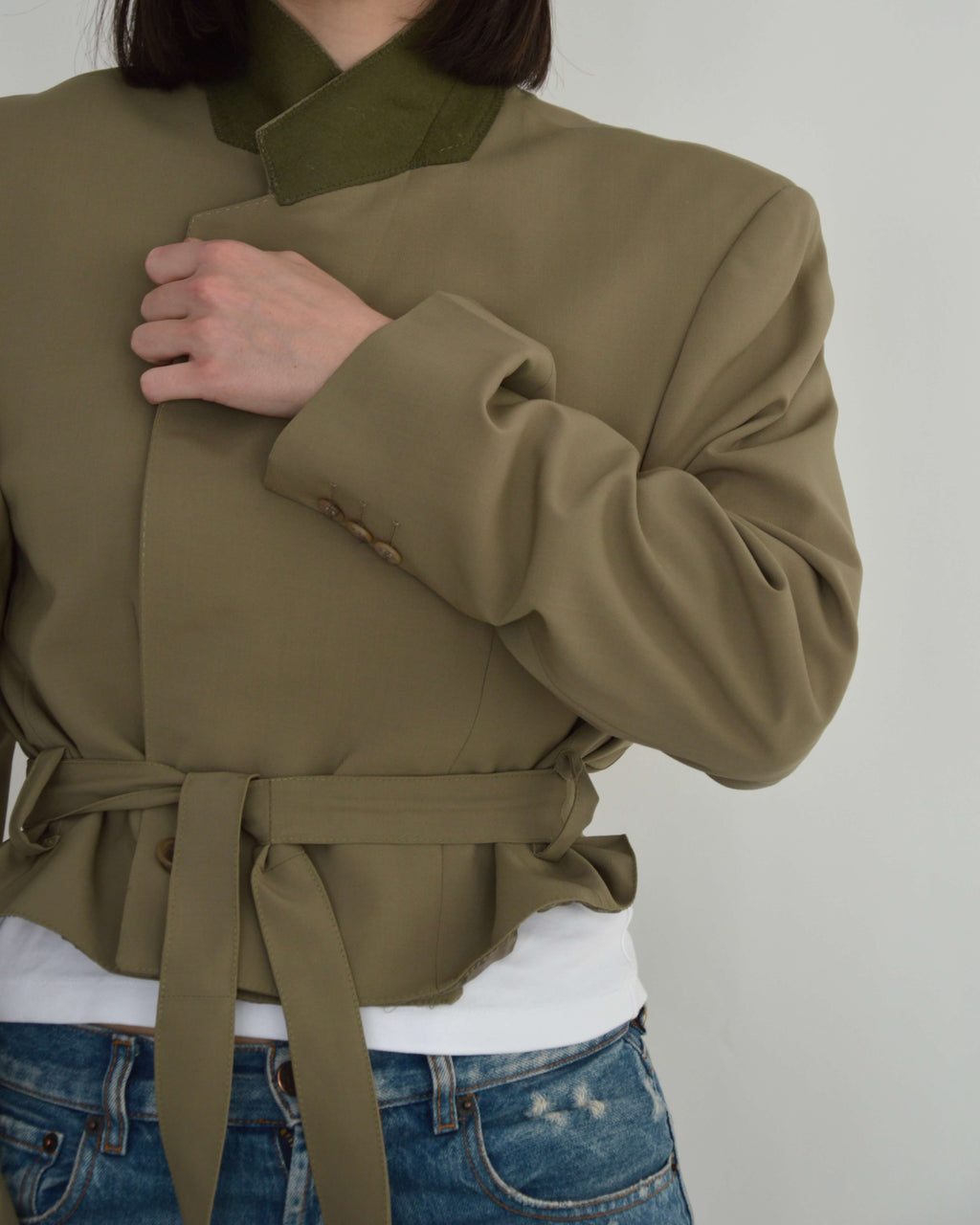 Tied-up Blazer - Green (M)