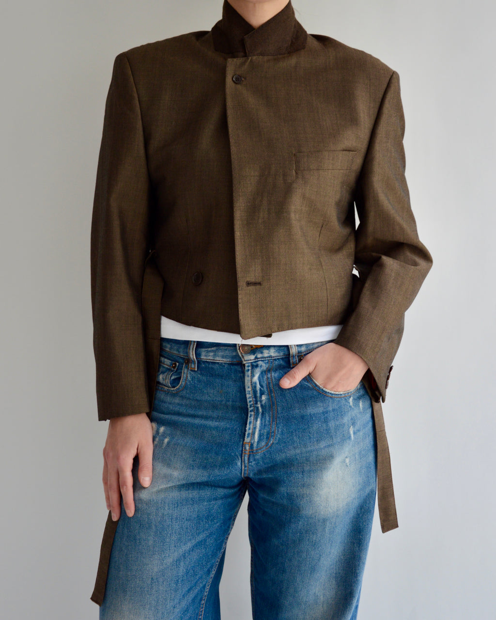 Tied-up Blazer - Cocoa (M)