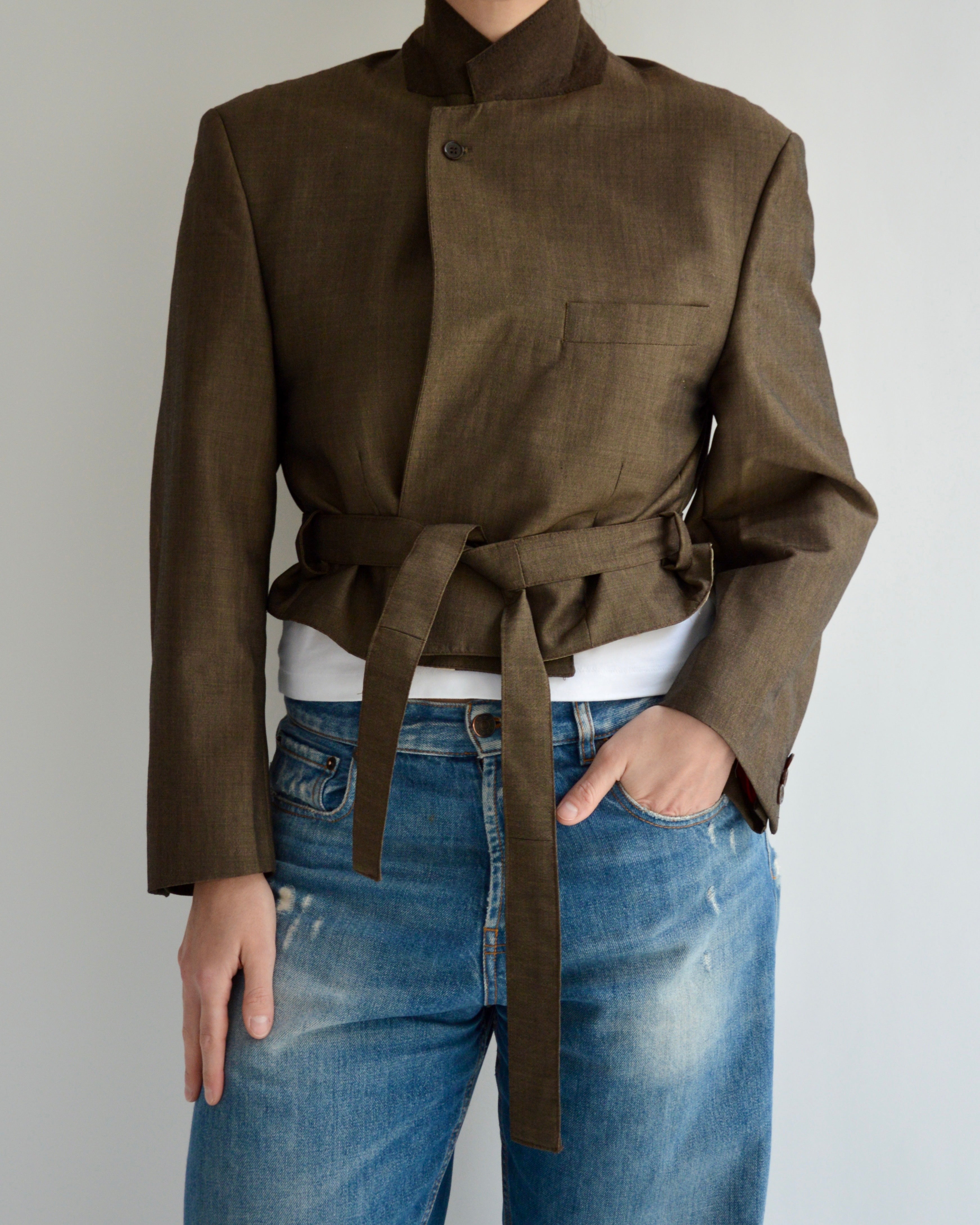 Tied-up Blazer - Cocoa (M)