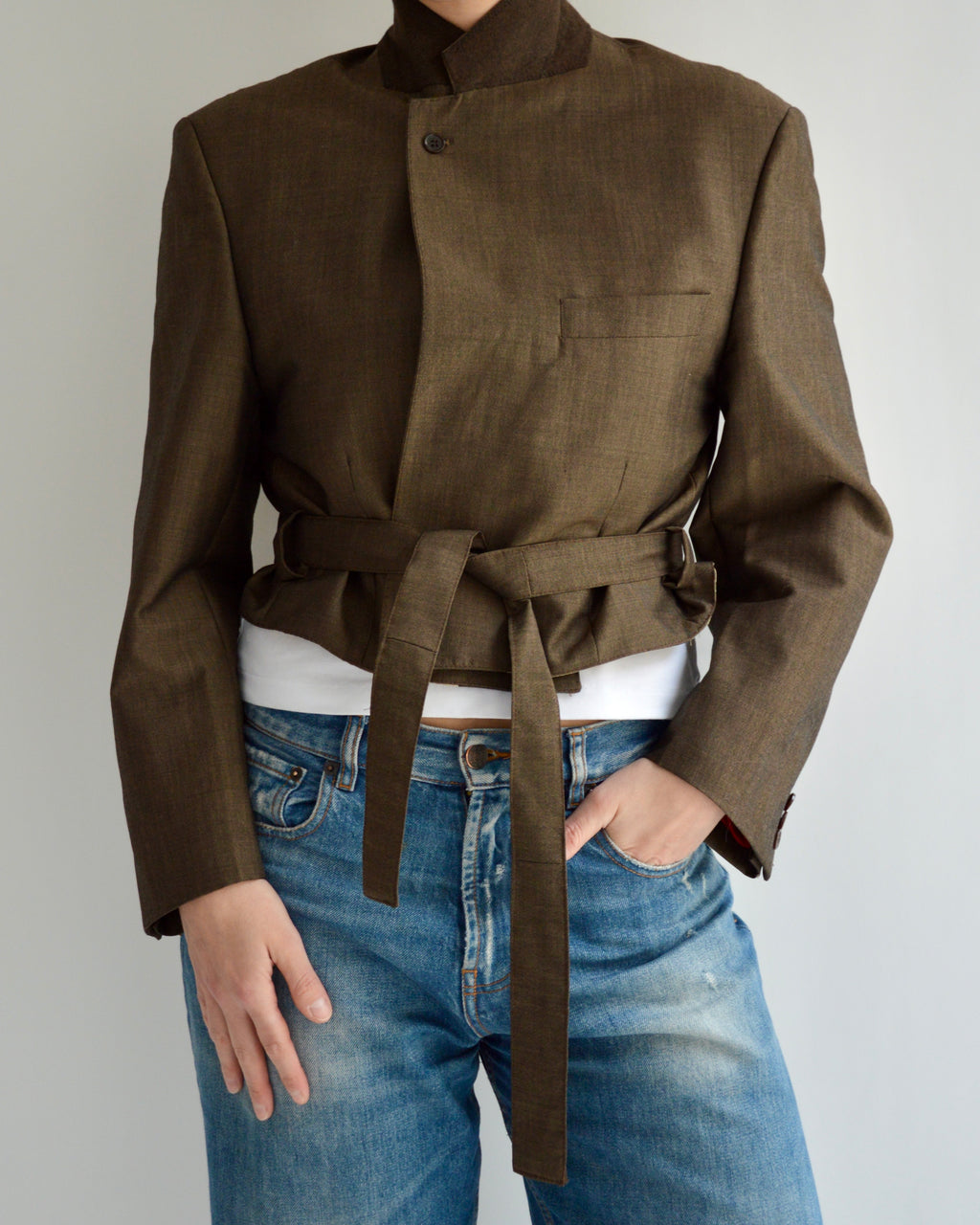 Tied-up Blazer - Cocoa (M)