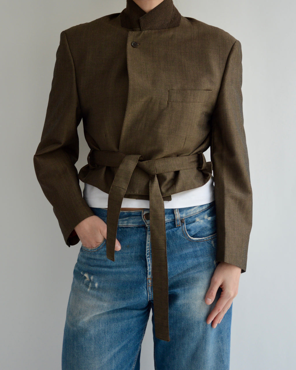 Tied-up Blazer - Cocoa (M)