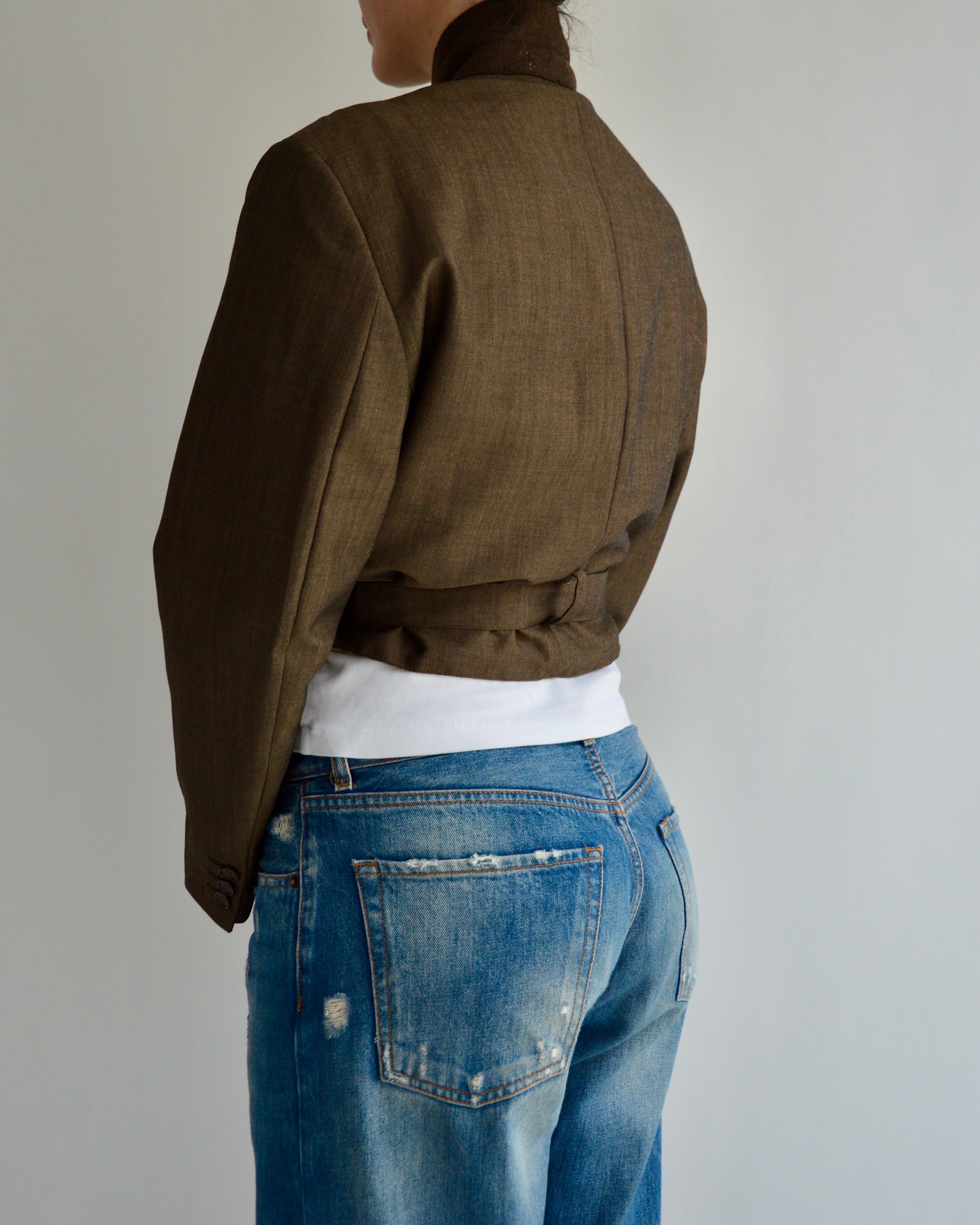 Tied-up Blazer - Cocoa (M)