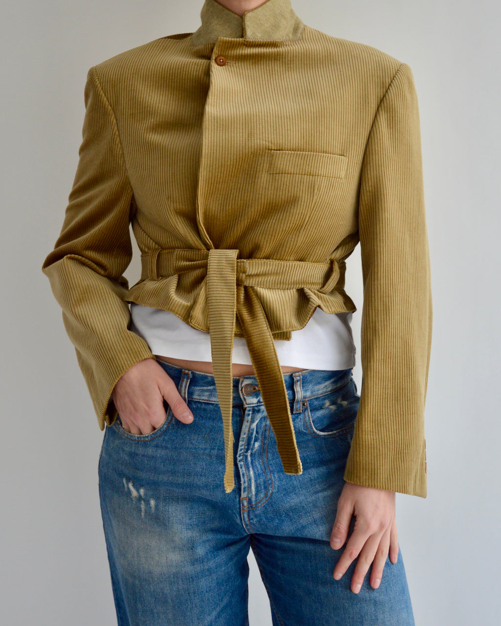 Tied-up Blazer - Golden (M)