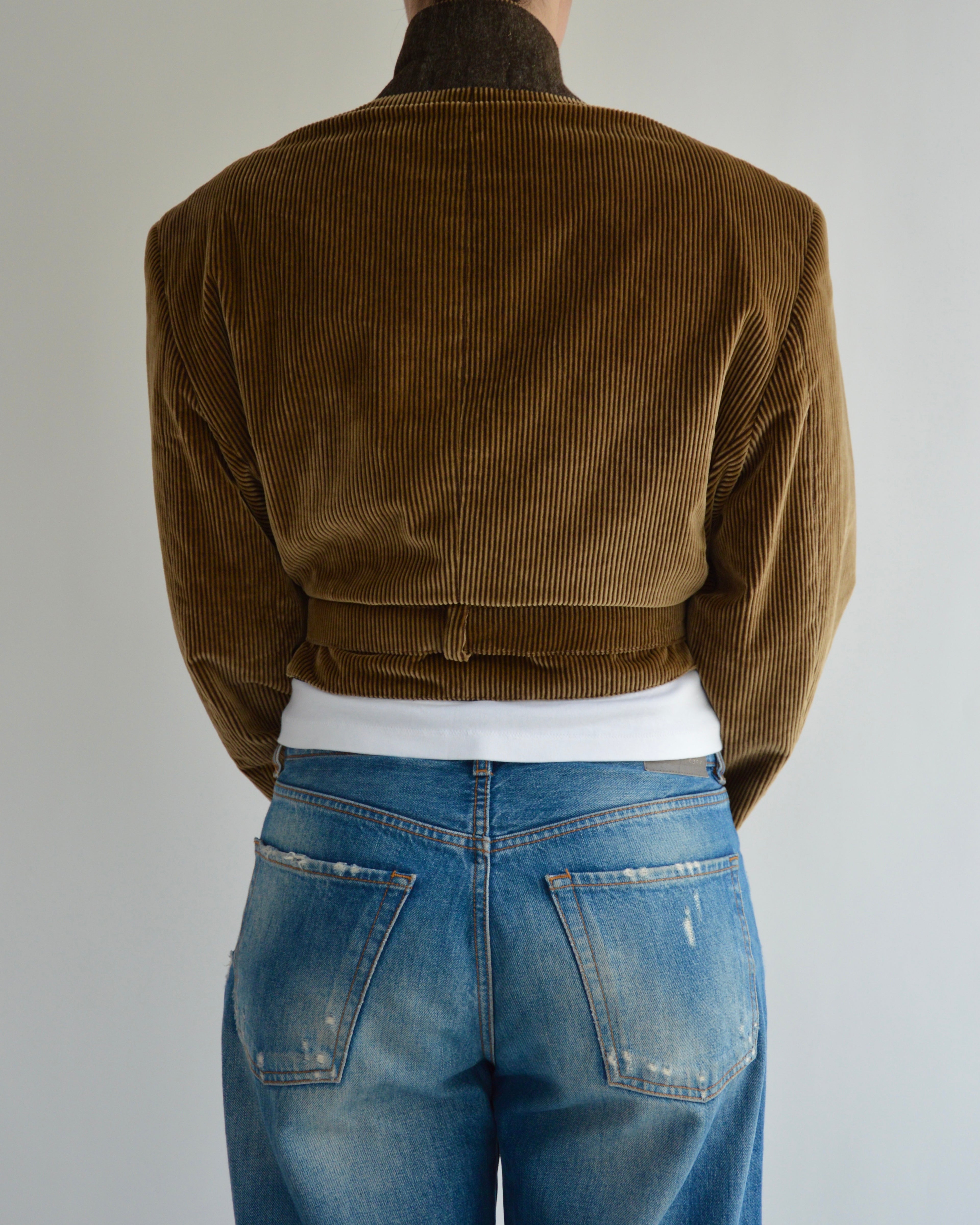 Tied-up Blazer - Golden Brown (L)